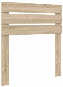 vidaXL Κεφαλάρι με κεφαλάρι Δρύς Sonoma 75 cm Επεξεργασμένο ξύλο