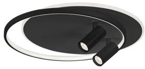 Πλαφονιέρα Φωτιστικό Οροφής LED Μαύρο Smart 4265500 Viokef-4265500-Μαύρο 4265500