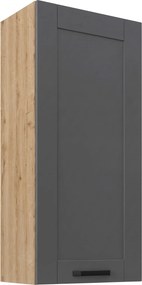 Κρεμαστό ντουλάπι Nelor 50 G 108 1F-Γκρι σπέσιαλ - Φυσικό