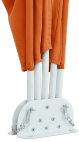 vidaXL Σκίαστρο Βεράντας Πλαϊνό Πτυσσόμενο Τερακότα 400 x 200 εκ.