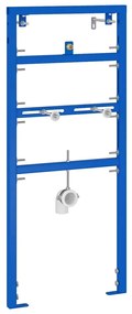 vidaXL Στήριγμα Τοίχου Μπάνιου Μπλε 50 x 17.5 x 136 εκ. Ατσάλι