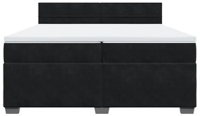 ΚΡΕΒΑΤΙ BOXSPRING ΜΕ ΣΤΡΩΜΑ ΜΑΥΡΟ 200X200 ΕΚ. ΒΕΛΟΥΔΙΝΟ 3286404