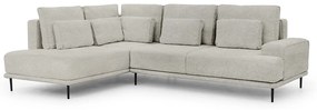 Γωνιακός καναπές Κρεβάτι NICOLE, γκρί ανοιχτό 277x93x200cm-Αριστερή γωνία-BOG7829
