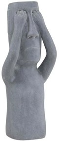 Διακοσμητική Φιγούρα Peru Man See 029259 19x18x51cm Grey Πέτρα