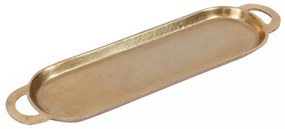 Διακοσμητικός Δίσκος Corli 023580 60x16x3cm Gold Αλουμίνιο