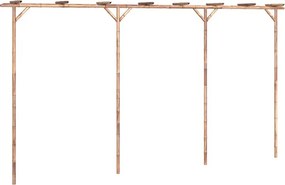 vidaXL Πέργκολα 385 x 40 x 205 εκ. από Μπαμπού