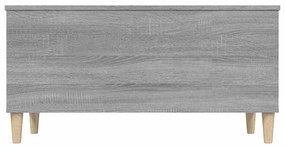 vidaXL Τραπεζάκι Σαλονιού Γκρι Sonoma 90x44,5x45 εκ.Επεξεργασμένο Ξύλο