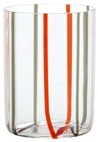 Ποτήρι Tirache TR00111 350ml Red-Grey Zafferano Γυαλί