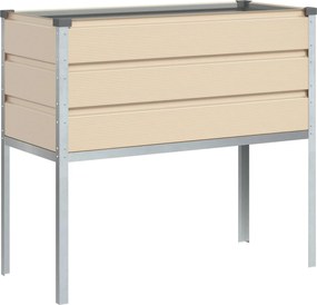 vidaXL Γλάστρα Ελεφαντόδοντο 100 x 45 x 90 εκ. Επικαλυμμένος Χάλυβας