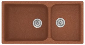 Sanitec Classic 307 Granite Terracotta Νεροχύτης