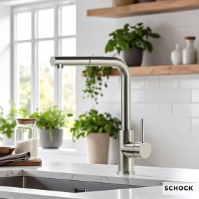 Schock Kantus 534120 Inox - Μπαταρία Κουζίνας με Ντους