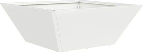 vidaXL Γλάστρα Κήπου 5 τμχ. Λευκό 40 x 40 x 15 cm
