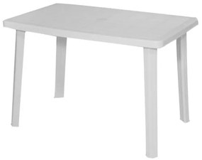 Garden Table Fiore PP White 110x70x72 εκ.