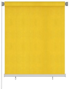 Στόρι Σκίασης Ρόλερ Εξωτερικού Χώρου Κίτρινο 120 x 140 εκ. HDPE - Κίτρινο