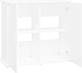 vidaXL Βάση Ενυδρείου Λευκή 81 x 36 x 73 εκ. από Επεξεργασμένο Ξύλο