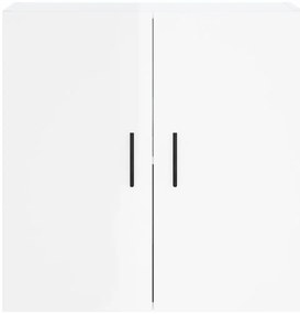 vidaXL Ντουλάπι Τοίχου Γυαλιστερό Λευκό 60x31x60 εκ Επεξεργασμένο Ξύλο