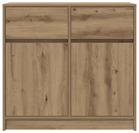 Συρταριέρα με Συρτάρια Τεχνίτης Δρυς 80x34x76 εκ. Επεξ. Ξύλο 861543