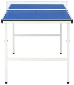 vidaXL Τραπέζι Ping Pong με Φιλέ Μπλε 152 x 76 x 66 εκ.