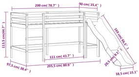 ΚΡΕΒΑΤΙ ΚΟΥΚΕΤΑ ΜΕ ΤΣΟΥΛΗΘΡΑ ΛΕΥΚΟ 90X200ΕΚ. ΜΑΣΙΦ ΞΥΛΟ ΠΕΥΚΟΥ 835908