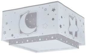 Φωτιστικό Οροφής Πλαφονιέρα Moonlight Grey 30x16,5εκ. ANGO 63236Ε