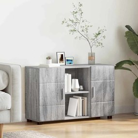 VidaXL Πλαϊνό γραφείο FLORIN 88,5 x 30,5 x 55,5 εκ Γκρι Sonoma