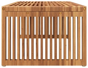 vidaXL Τραπέζι Κήπου 90x49.7x36 εκ. Μασίφ Ξύλο Τίκ