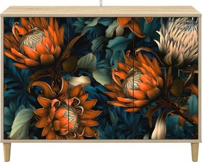 vidaXL Πλαϊνό γραφείο LOCHEM Sonoma 102 x 33 x 75 εκ.