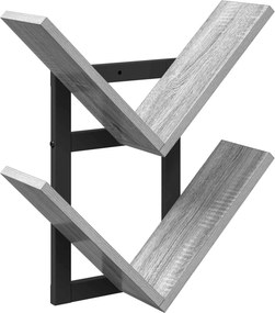 vidaXL Ράφι Τοίχου Γκρι Sonoma 43 x 15 x 47 εκ