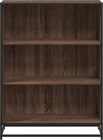 vidaXL Βιβλιοθήκη Καφέ Δρυς 80,5x35x107,5 εκ. Επεξεργασμένο Ξύλο