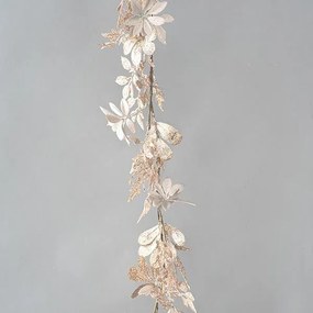 ΓΙΡΛΑΝΤΑ ΣΑΜΠΑΝΙ, ΜΕΤΑΛΛΙΖΕ ΚΑΙ GLITTER, 120cm Eurolamp 600-44754