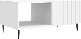vidaXL Τραπεζάκι σαλονιού Λευκό 90 x 50 x 40 cm Επεξεργασμένο Ξύλο