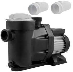VEVOR 1 HP Pool Pump, 19200 L/h 750W Pool Pump In/Ground Swimming Pool Pump with Strainer Basket Pool Pump Motor for Clean Swimming Pool Water 1.97&quot; Inlet/Outlet pool filter pump with 2 Fitting Hoses