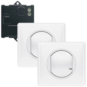 Kit φωτισμού 1 μικροδ. & 2 ασύρματοι Celiane Legrand Netatmo-67777-Λευκό 067777