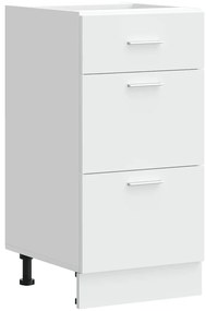 vidaXL Ντουλάπι "Lyon" Λευκό 40x46x81,5 εκ. από Τεχνητό Ξύλο