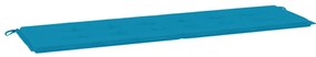 vidaXL Μαξιλάρι Πάγκου Κήπου Μπλε 180 x 50 x 3 εκ. Ύφασμα Oxford