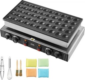 VEVOR 50PCS 43mm Mini Dutch Pancake Maker Commercial Dorayaki Baker 1700W