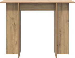 vidaXL Τραπέζι κονσόλας Artisan Δρυς 100 x 30 x 75 εκ