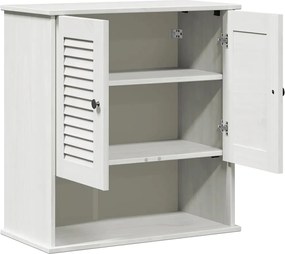 vidaXL Ντουλάπι Μπάνιου με ράφι Επιτοίχιο VIGO Λευκό και Αντίκα Λευκό