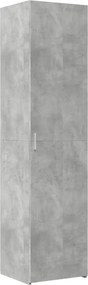 vidaXL Ντουλάπι Αποθήκευσης Στενό Γκρι 45x42,5x225 εκ. Επεξεργ. Ξύλο