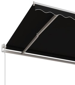 vidaXL Τέντα Συρόμενη Αυτόματη Ανθρακί 500x350 εκ.