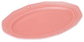 Estia 07-13585 Athenee Πιάτο Ρηχό από Πορσελάνη Ροζ, 25cm