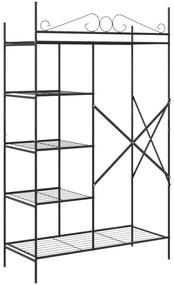 vidaXL Ανοιχτή Ντουλάπα με ράφι με αποθήκευση