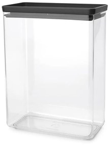 Brabantia 1008877 Κουτί αποθήκευσης προϊόντων Tasty+ Stackable 5.4L, Dark Grey