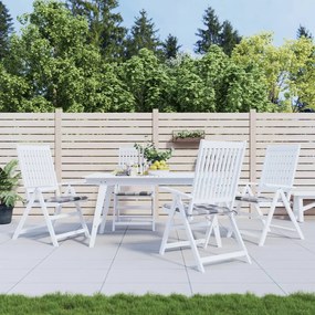vidaXL Μαξιλάρια Καρέκλας 4τεμ Γκρι Καρό 40x40x3εκ. Ύφασμα Oxford
