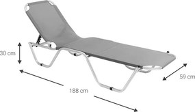 Ξαπλώστρα αλουμινίου Comfy-Gkri