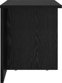 vidaXL End Table 2 pcs Μαύρη Οξυά 37 x 32 x 40 εκ Επεξεργασμένο ξύλο