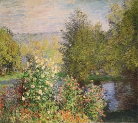 Αναπαραγωγή A Corner of the Garden at Montgeron, 1876-7, Claude Monet