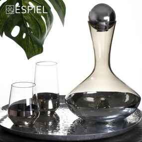 ALLEGRA PLATINE ΠΟΤΗΡΙ LONG DRINK ΔΙΑΦ.-ΠΛΑΤΙΝΑ 470CC 6,5Χ15ΕΚ ΣΕΤ 6 ΤΜΧ - ESPIEL - RAB125K6