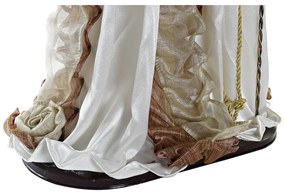 Χριστουγεννιάτικο Βηθλεέμ DKD Home Decor Λευκό Χρυσό 48 x 28 x 90 cm Πλαστική ύλη