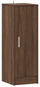vidaXL Παπουτσοθήκη Καφέ Δρυς 32 x 35 x 92 εκ. από Επεξεργασμένο Ξύλο